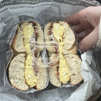 Bagel Exchange - Bacon Bagel Egg And Cheese - Coffee & Tea Near Me - Alhambra, California