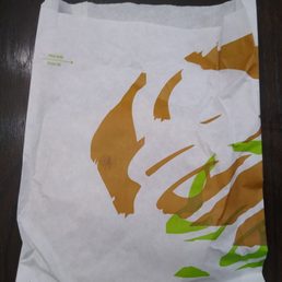The beef crunchwraps come in a bag like this.