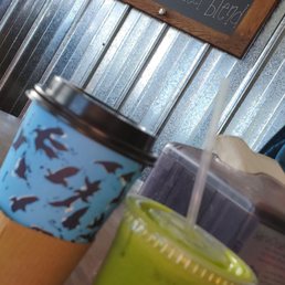 Aztec coffee and Lime Aid Aztec coffee and Lime Aid