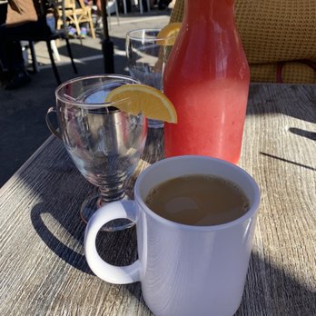 Cafe M - House Coffee and Carafe Carafe pomegranate and orange Mimosa - Breakfast & Brunch Near Me - Berkeley, California Cafe M - House Coffee and Carafe Carafe pomegranate and orange Mimosa - Breakfast & Brunch Near Me - Berkeley, California