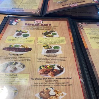 The Roadkill Cafe - Menu - American Near Me - Seligman, Arizona The Roadkill Cafe - Menu - American Near Me - Seligman, Arizona