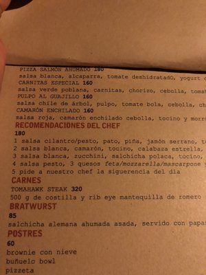 Menu photo 5 Horno 320 Tijuana, BCN