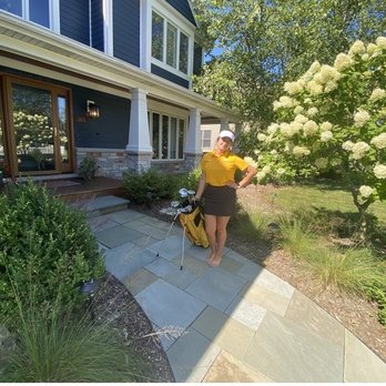 Evergreen Landscape Associates LLC - I absolutely love the slate walkway and a huge slate step. They did all the yard landscaping too. - Snow Removal Near Me - Hampshire, Illinois Evergreen Landscape Associates LLC - I absolutely love the slate walkway and a huge slate step. They did all the yard landscaping too. - Snow Removal Near Me - Hampshire, Illinois