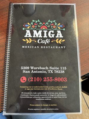 Menu photo 3 Amiga Cafe San Antonio, TX Menu photo 3 Amiga Cafe San Antonio, TX