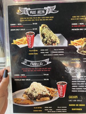 Menu photo 6 Maxi Arepa Miramar, FL