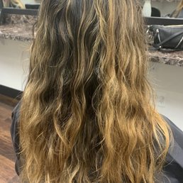 The before photo - orange and messy
