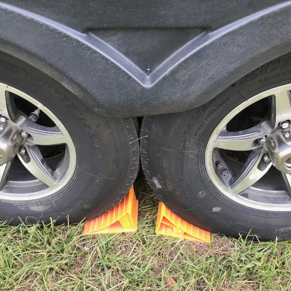 Blue Compass RV - Look what happens when leaf spring breaks completely. - RV Dealers Near Me - Denton, Texas
