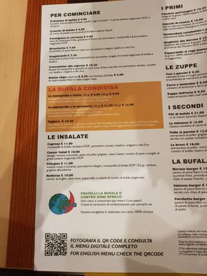 Menu photo 4 Fratelli La Bufala Mestre, VE