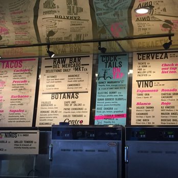 Centro - Menu - Cocktail Bars Near Me - Minneapolis, Minnesota