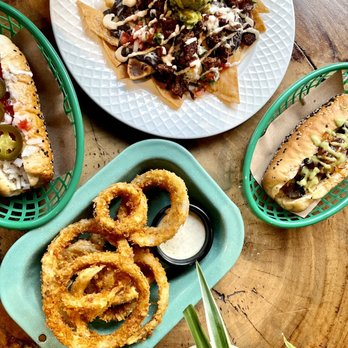 The Green Place - Nachos, hot dogs and onion rings - Vegan Near Me - Puerto Vallarta, JAL