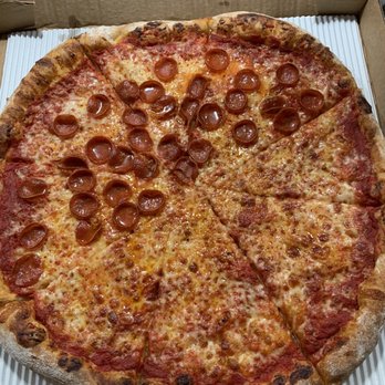Thunderbolt Pizza - Half pepperoni and cheese - Pizza Near Me - Long Beach, California Thunderbolt Pizza - Half pepperoni and cheese - Pizza Near Me - Long Beach, California