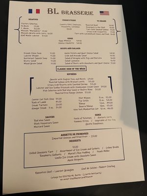 Menu photo 6 BL Brasserie Paso Robles, CA Menu photo 6 BL Brasserie Paso Robles, CA
