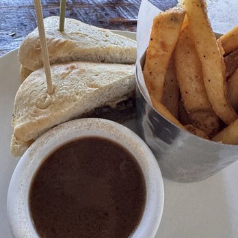 Pig's Ear American Bistro - Loaded French Dip - Steakhouses Near Me - Hurricane, Utah Pig's Ear American Bistro - Loaded French Dip - Steakhouses Near Me - Hurricane, Utah