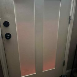 Yost Windows & Doors - The red color is heat that comes through my NEW door.. Everyday... no insulation was put in this door. FRONT DOOR TO HOME.