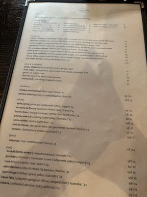 Menu photo 1 The Pullman Glenwood Springs, CO