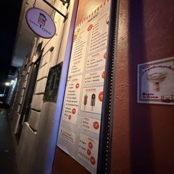 Señor Paleta - Menu outside