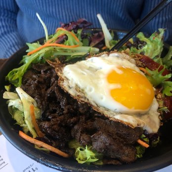 Seoul Taco - Gogi Bowl $11+$2 for bulgogi steak. 3.5/5. Steak and egg are yummy. Basic bowl. Lots of overbooked rice underneath - Korean Near Me - Chicago, Illinois Seoul Taco - Gogi Bowl $11+$2 for bulgogi steak. 3.5/5. Steak and egg are yummy. Basic bowl. Lots of overbooked rice underneath - Korean Near Me - Chicago, Illinois