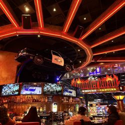 Route 66 Casino - Band is done and going down along with the car
