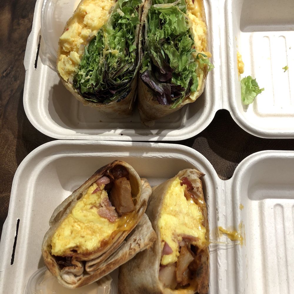 Kai Coffee - Veggie breakfast wrap and Meat breakfast wrap - Creperies Near Me - Honolulu, Hawaii Kai Coffee - Veggie breakfast wrap and Meat breakfast wrap - Creperies Near Me - Honolulu, Hawaii