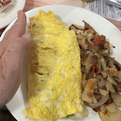 "Red Flamnel omelette"
