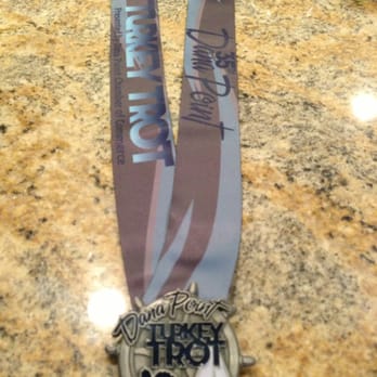 Dana Point Turkey Trot - 2012 medal - Races & Competitions Near Me - Dana Point, California