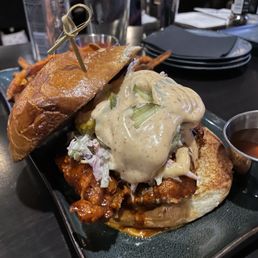 Nashville Chicken Sandwich (side of honey) Nashville Chicken Sandwich (side of honey)