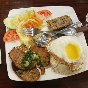 Pho Cyclo Cafe - BBQ Pork Combination Platter - Vietnamese Near Me - Philadelphia, Pennsylvania