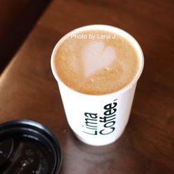Lima Coffee Roasters - 12 oz latte with coconut milk ($5.80)