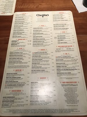 Menu photo 6 Cheddar's Scratch Kitchen Morgantown, WV