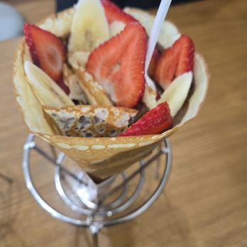 T-Swirl Crepe - Strawberry, banana and Nutella - Creperies Near Me - Las Vegas, Nevada T-Swirl Crepe - Strawberry, banana and Nutella - Creperies Near Me - Las Vegas, Nevada