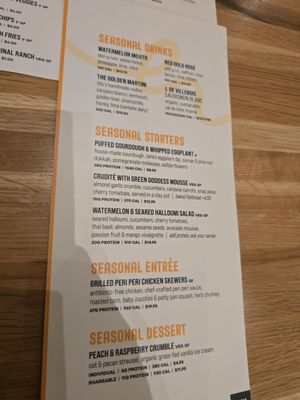 Menu photo 1 True Food Kitchen Las Vegas, NV Menu photo 1 True Food Kitchen Las Vegas, NV