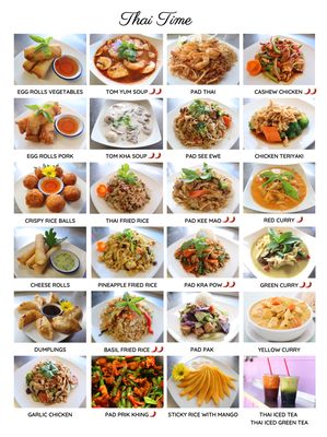 Menu photo 7 Thai Time Austin, TX
