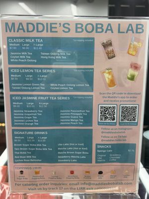 Menu photo 2 Maddie's Boba Lab New York, NY