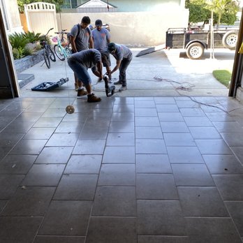 CA Resurfacing - The prep. They had to remove all this ceramic tile. - Flooring Near Me - Orange, California CA Resurfacing - The prep. They had to remove all this ceramic tile. - Flooring Near Me - Orange, California
