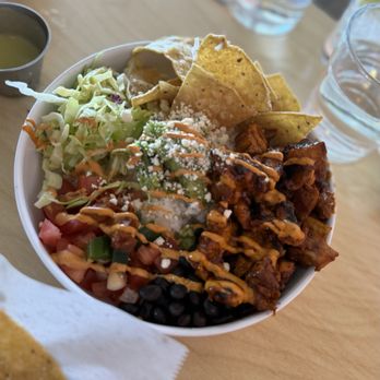 Taco Santo - Chicken Santo Bowl Chicken was spicy and packed with flavor - Tacos Near Me - Albuquerque, New Mexico