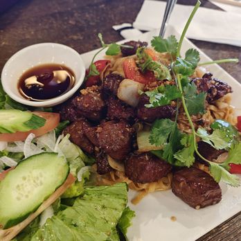 Oc & Lau Restaurant - Shaken Beef over noodles - Vietnamese Near Me - Garden Grove, California Oc & Lau Restaurant - Shaken Beef over noodles - Vietnamese Near Me - Garden Grove, California