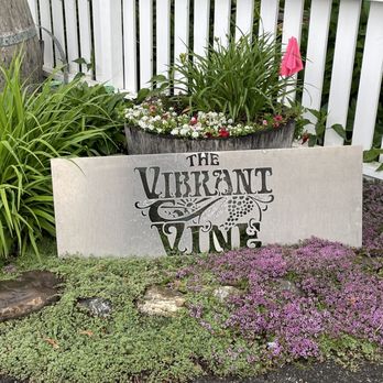 The Vibrant Vine - Sign - Wineries Near Me - Kelowna, British Columbia