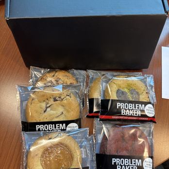 Problem Baker - Shipping box and cookies - Bakeries Near Me - Staten Island, New York
