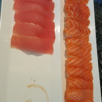 Hello Sushi - Salmon and tuna? Nothing to say but great portions - Sushi Bars Near Me - Fullerton, California Hello Sushi - Salmon and tuna? Nothing to say but great portions - Sushi Bars Near Me - Fullerton, California