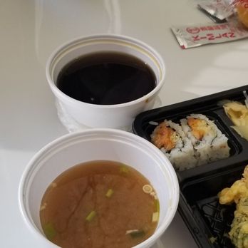 Hiro 88 - Finally got my Tempura Sauce or soup this time.... Uhh?? Not so much Miso lol - Sushi Bars Near Me - Omaha, Nebraska Hiro 88 - Finally got my Tempura Sauce or soup this time.... Uhh?? Not so much Miso lol - Sushi Bars Near Me - Omaha, Nebraska