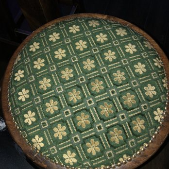 McKeown's Pub - a table with a green and gold pattern - Bars Near Me - Huntington, New York McKeown's Pub - a table with a green and gold pattern - Bars Near Me - Huntington, New York