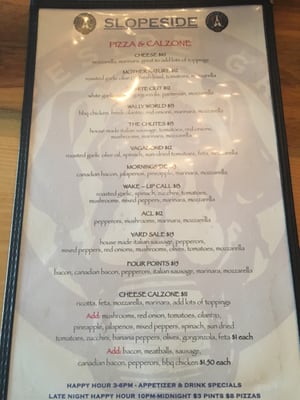 Menu photo 7 Slopeside Grill Steamboat Springs, CO