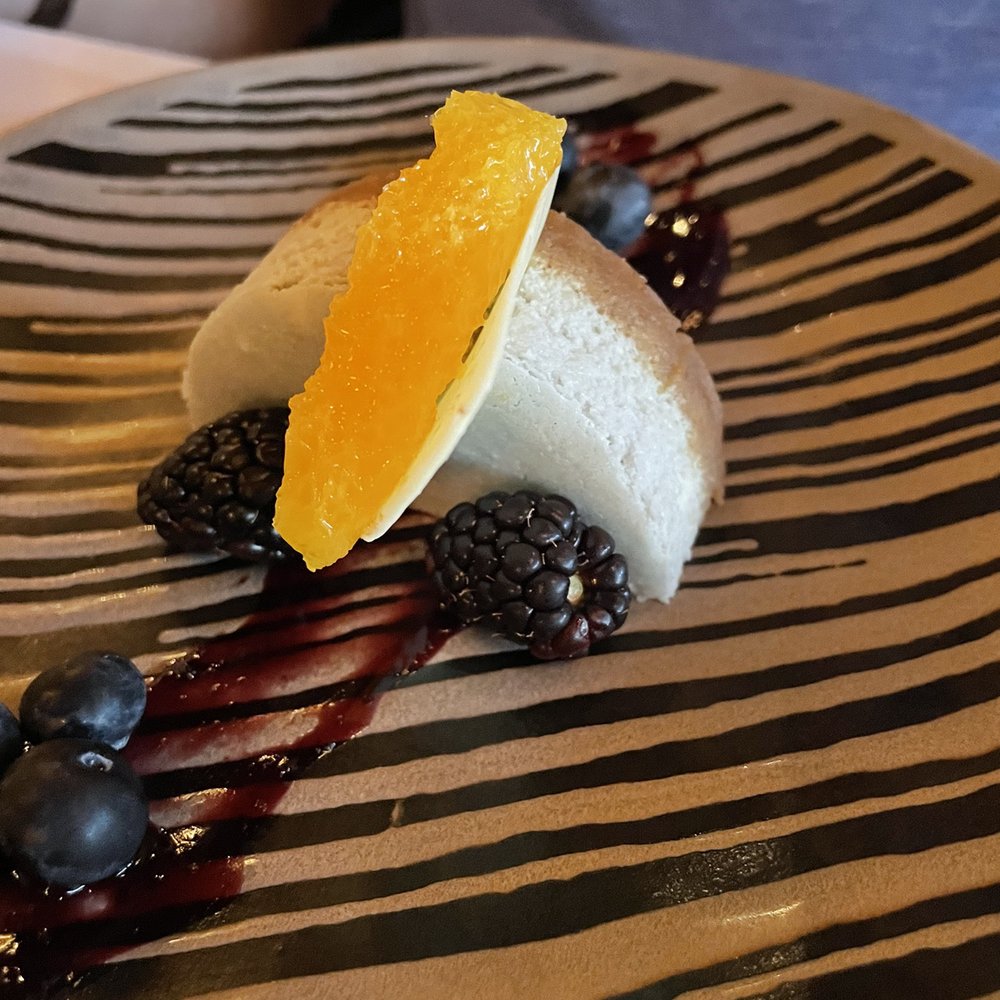 Dolce - Lavender citrus cheesecake - New American Near Me - Omaha, Nebraska Dolce - Lavender citrus cheesecake - New American Near Me - Omaha, Nebraska
