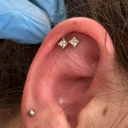 Banter By Piercing Pagoda - End result with right jewelry!