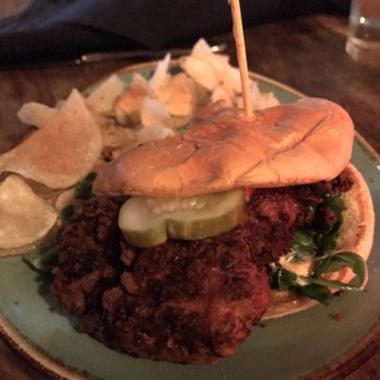 ChurchKey - Bland over cooked chicken in the chicken sandwich - New American Near Me - Washington, DC, District of Columbia ChurchKey - Bland over cooked chicken in the chicken sandwich - New American Near Me - Washington, DC, District of Columbia
