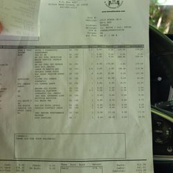 Island Tire & Automotive Services - My receipts from Island Tire