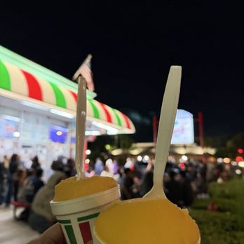 Joes Italian Ice - Mango tango & peachy mango - Ice Cream & Frozen Yogurt Near Me - Anaheim, California