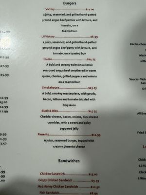 Menu photo 2 Victory lap Restaurant Collinsville, VA Menu photo 2 Victory lap Restaurant Collinsville, VA