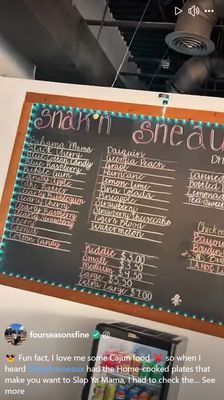 Menu photo 2 Snak N Sneaux Marietta, GA