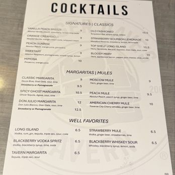 Bagger Dave's - Cocktail menu - Burgers Near Me - Birch Run, Michigan